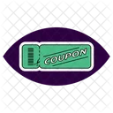 Coupon ticket sticker  Icon