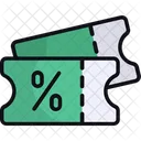 Coupons Discount Sale Icon