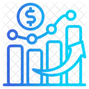 Courbe De Croissance Analyses Graphique Icône