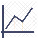 Charte de croissance  Icône