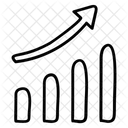 Analyse De Donnees Courbe De Croissance Diagramme Daffaires Icône