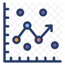 Courbe De Croissance Graphique Daugmentation Croissance Des Ventes Icône
