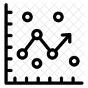 Courbe De Croissance Graphique Daugmentation Croissance Des Ventes Icône