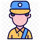Courier Delivery Messenger Icon