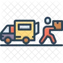 Courier Delivery Service Icon