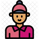 Courier Delivery Man Occupation Icon