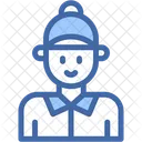 Courier Delivery Man Occupation Icon