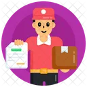 Delivery Guy Delivery Boy Courier Boy Icon