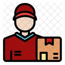 Courier Boy Delivery Boy Delivery Man Icon