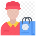 Courier Boy Delivery Man Delivery Boy Icon