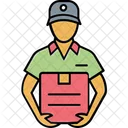 Courier Boy Courier Service Delivery Boy Icon