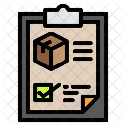 Courier Checklist  Icon