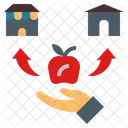 Courier Distribution  Icon