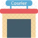 Courier House Warehouse Storage Garage Icon