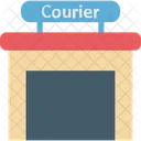 Courier House Warehouse Storage Garage Icon