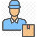 Courier Man Male Icon