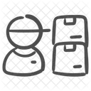 Courier Order Shipping Icon