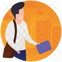 Courier Post Man Delivery Boy Icon