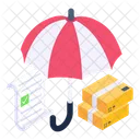 Parcel Insurance Logistic Insurance Insured Package Icon