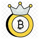 Couronne bitcoin  Icon