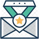 Premium Badge E Mail Icône