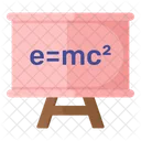 Cours De Physique Tableau De Conference Chevalet Icône