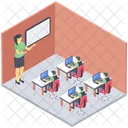 Cours Dinformatique Laboratoire Informatique Classe Detudiant Icône