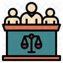 Court Judge Legal Icon