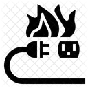 Court Circuit Electricite Icône