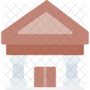 Courthouse Legalbuilding Judicialfacility Icon