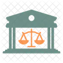 Court Building Justice Icon