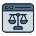 Court Legal Online Icon