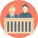 Lawyer Bench Court Courtroom Icon