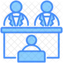 Court Hearing Trial Icon