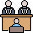 Court Hearing Trial Icon