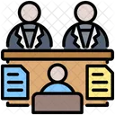 Court Case Trial Icon