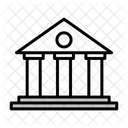 Court Government Building Police Station Icon