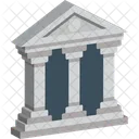 Court Building Bank Icon