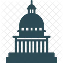 Court Estate Building Justice Icon