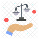 Court Hand Justice Icon