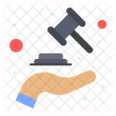 Court Hand Justice Icon