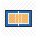 Court Lines Boundary Marking Icon