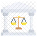 Courthouse Law Gavel Icon