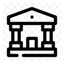 Courthouse-authority-justice-building-law  Icon