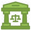Courthouse Building Court Icon