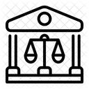 Courthouse Court Courtroom Icon