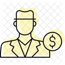 Stock Courtier Trading Icône