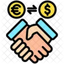 Compte Trading Actions Icône