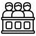 Courtroomproceedings Legalarchitecture Witnessstand Icon