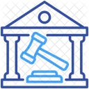 Courtroom Building Justice Icon